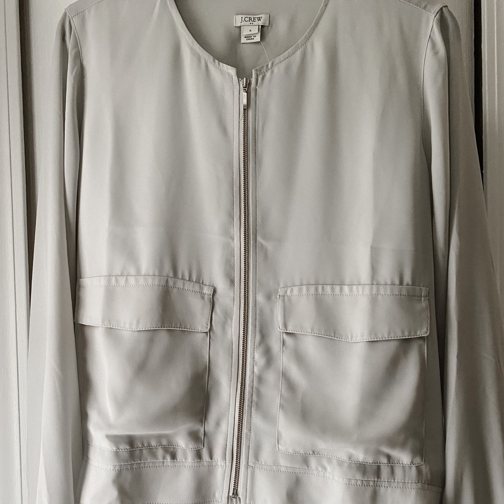 J crew lightweight bomber jacket